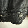 Chaqueta cuero marca Harley Davidson, color negro talla XL 1968 15