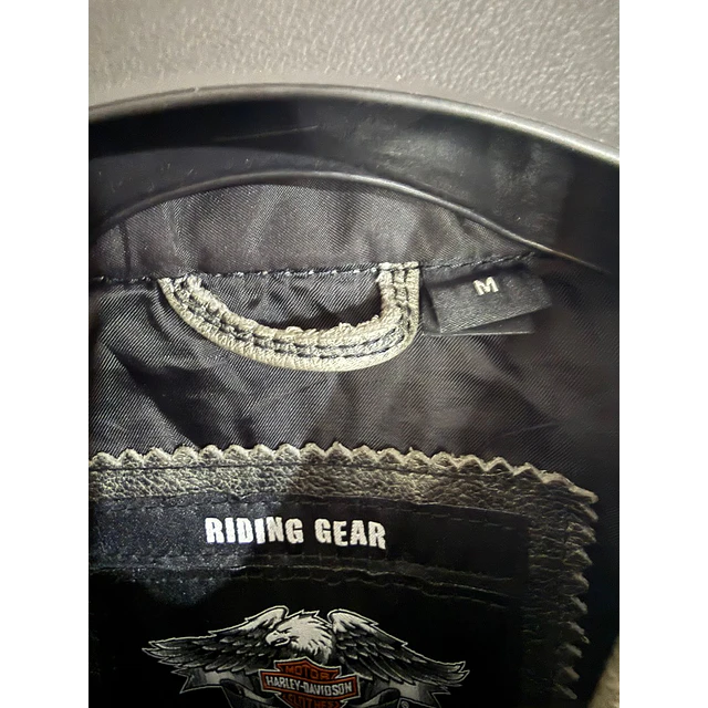 Chaqueta cuero marca Harley Davidson, modelo Victory Lane, talla M, 1969 3