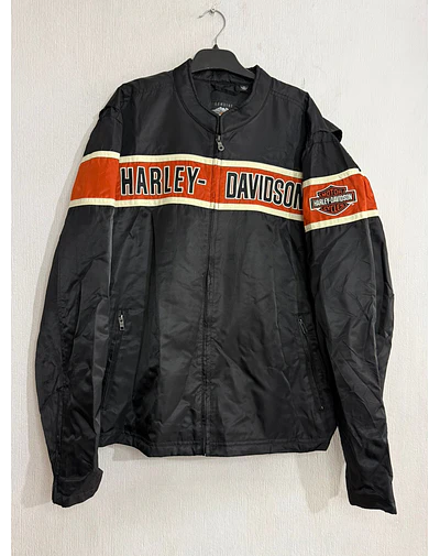 Chaqueta bomber casual marca Harley Davidson, modelo Victory Lane, Multicolor, talla XL 1970