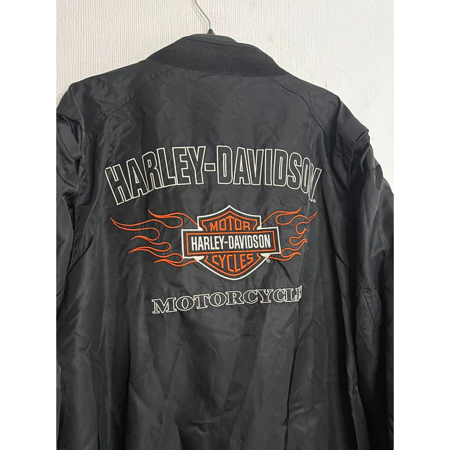 Chaqueta bomber casual marca Harley Davidson, modelo flame, Multicolor, talla 2XL 1971 4