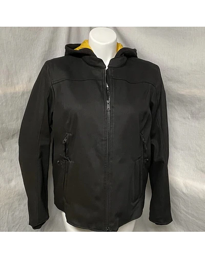 Chaqueta cordura Hombre marca Harley Davidson, color negro Talla L 1971