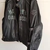Chaqueta cuero marca Harley Davidson, color negro, modelo desmontable talla XL 1975 5