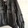 Chaqueta cuero marca Harley Davidson, color negro, modelo desmontable talla XL 1975 6