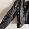 Chaqueta cuero marca Harley Davidson, color negro, modelo desmontable talla XL 1975 7