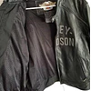 Chaqueta cuero marca Harley Davidson, color negro, modelo desmontable talla XL 1975 9