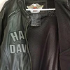 Chaqueta cuero marca Harley Davidson, color negro, modelo desmontable talla XL 1975 13