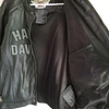 Chaqueta cuero marca Harley Davidson, color negro, modelo desmontable talla XL 1975 15