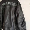 Chaqueta cuero marca Harley Davidson, color negro, modelo desmontable talla XL 1975 17