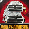 Pedales Moto Marca Harley Davidson, Footpegs 1977 1