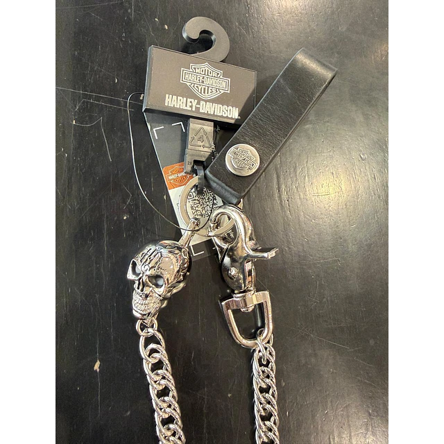 Cadena para billetera H-D Skull King, Marca Harley Davidson 1979 3