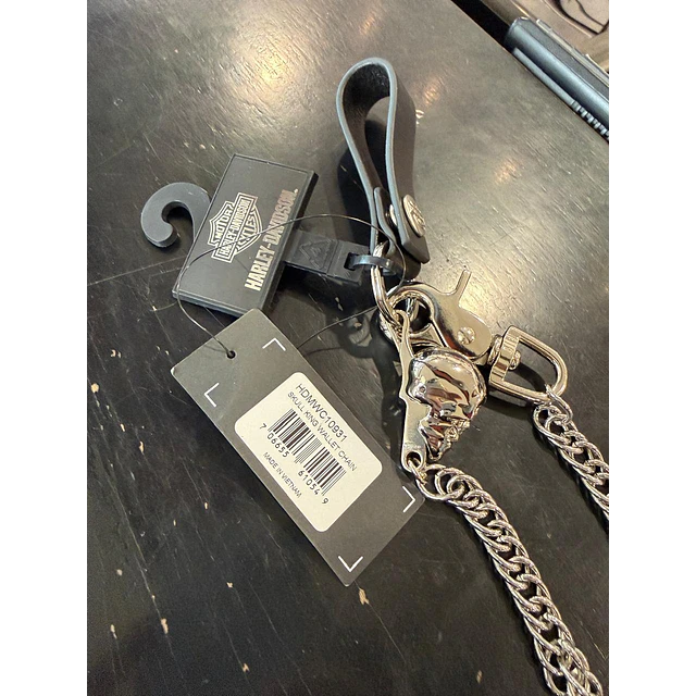 Cadena para billetera H-D Skull King, Marca Harley Davidson 1979 4