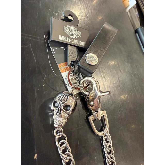 Cadena para billetera H-D Skull King, Marca Harley Davidson 1979 5