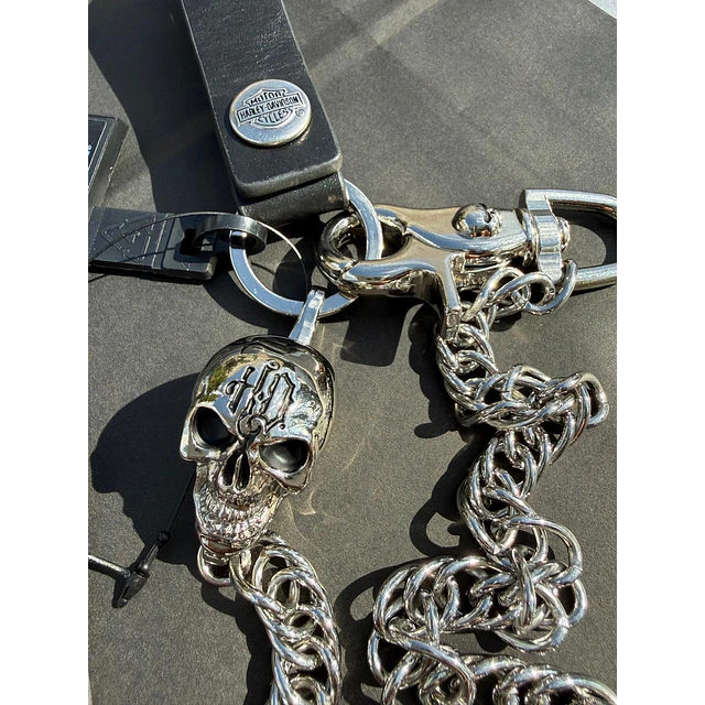 Cadena para billetera H-D Skull King, Marca Harley Davidson 1979 7