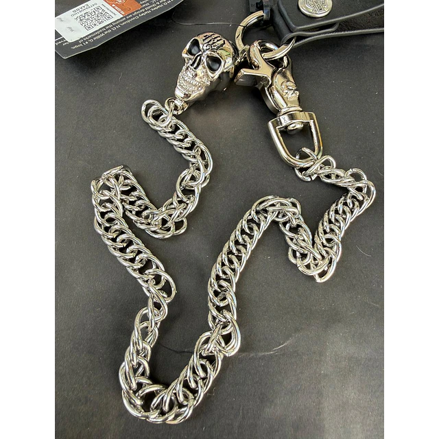 Cadena para billetera H-D Skull King, Marca Harley Davidson 1979 2