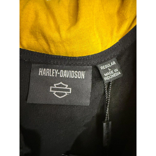 Chaqueta 3 en 1, con poleron extraible, marca Harley Davidson, Talla L 1980  6