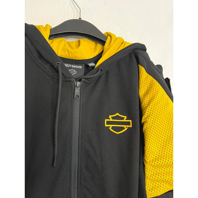 Chaqueta 3 en 1, con poleron extraible, marca Harley Davidson, Talla L 1980  8