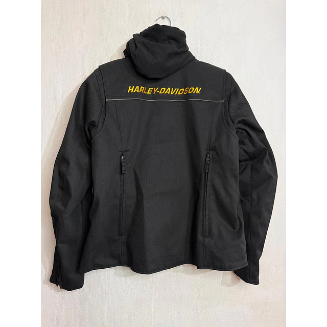 Chaqueta 3 en 1, con poleron extraible, marca Harley Davidson, Talla L 1980  4