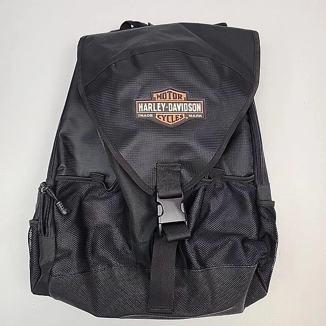 Mochila porta casco y notebook, marca Harley Davidson, 1981 1