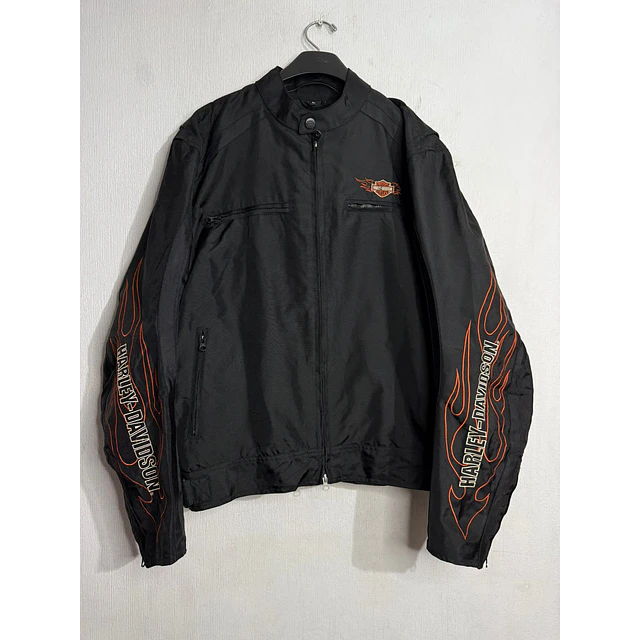 Chaqueta cordura marca Harley Davidson, modelo Flame talla XL 1982 1