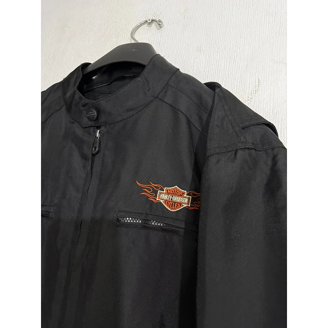 Chaqueta cordura marca Harley Davidson, modelo Flame talla XL 1982 6