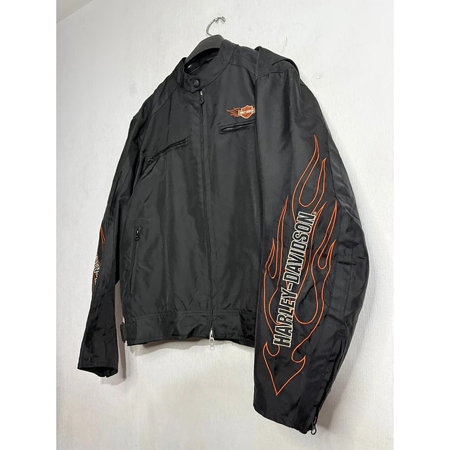 Chaqueta cordura marca Harley Davidson, modelo Flame talla XL 1982 8