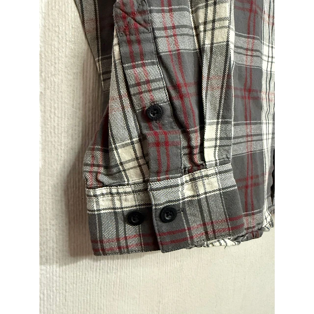 Camisa manga larga marca Harley Davidson, color a cuadros, Talla XL 1983 6