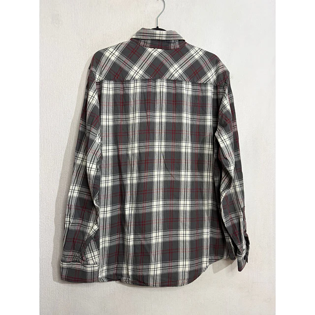 Camisa manga larga marca Harley Davidson, color a cuadros, Talla XL 1983 2