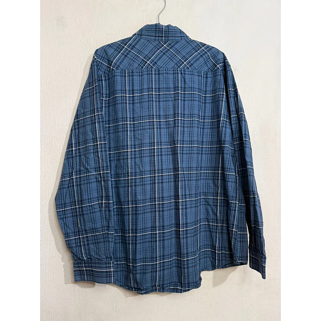 Camisa manga larga marca Harley Davidson, color a cuadros, Talla XL 1984 2
