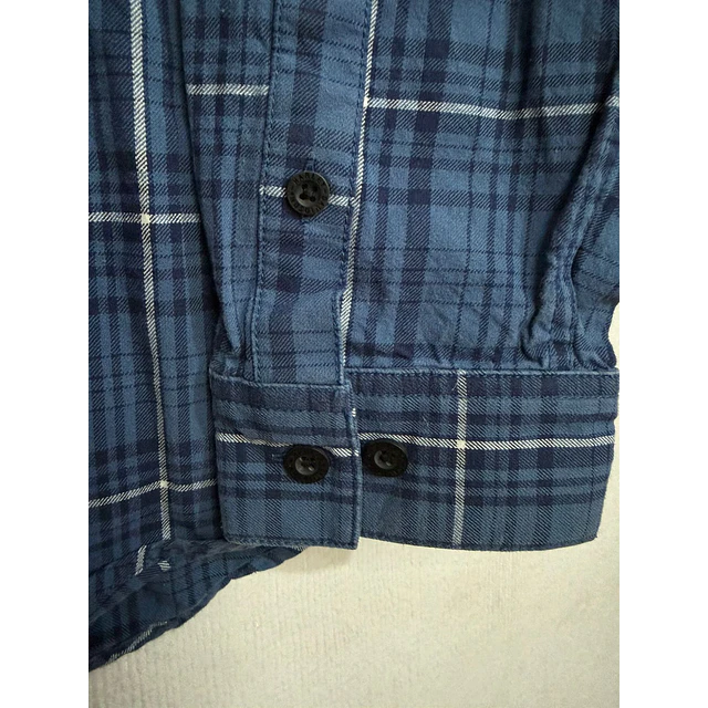 Camisa manga larga marca Harley Davidson, color a cuadros, Talla XL 1984 6