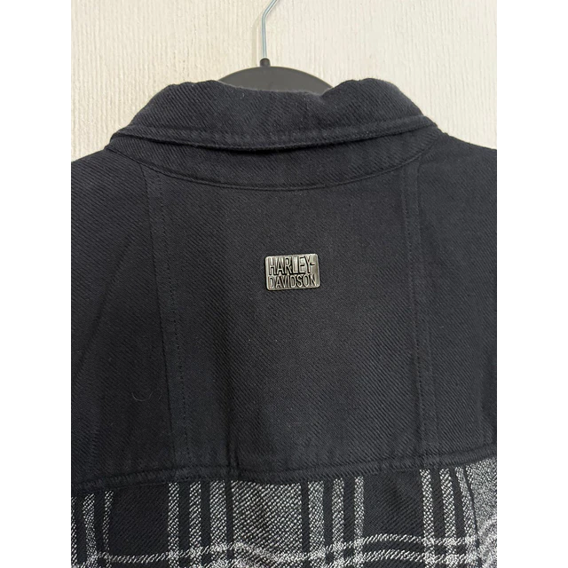 Camisa casual marca Harley Davidson, color negro y gris, Talla XL 1985 7