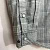Camisa manga larga marca Harley Davidson, color gris a cuadros, Talla XL 1986 2