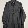 Camisa manga larga marca Harley Davidson, color negro, Talla XL 1987 1