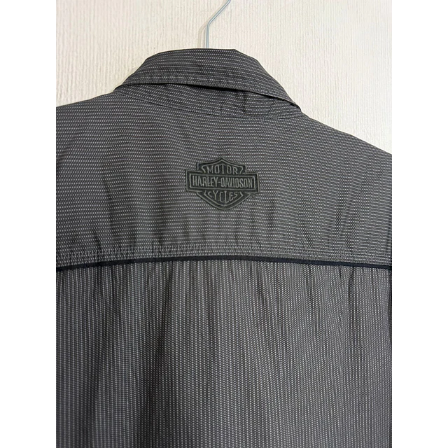 Camisa manga larga marca Harley Davidson, color negro, Talla XL 1987 4