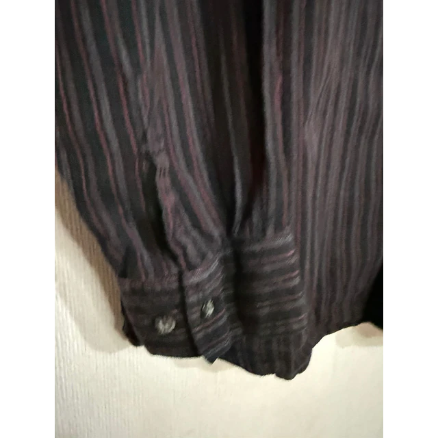 Camisa manga larga marca Harley Davidson, multicolor a lineas, Talla XL 1988 6
