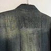 Camisa manga larga marca Harley Davidson, tela denin jeans, Talla XL 1987 7