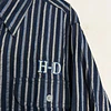 Camisa manga larga marca Harley Davidson, color azul a lineas Talla XL 1991 4