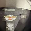 Camisa manga larga marca Harley Davidson, color negro, Talla XL 1992 3