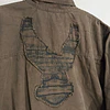 Camisa manga larga marca Harley Davidson, color café, Talla XL 1993 7