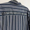 Camisa manga larga marca Harley Davidson, color azul a lineas, Talla XL 1994 6