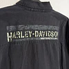 Camisa manga larga marca Harley Davidson, color negra, Talla XL 1995 4