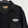 Camisa manga larga marca Harley Davidson, color negro polar, Talla XL 1997 2