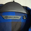 Camisa manga larga marca Harley Davidson, color azul y negro a cuadros, Talla XL 1998 3
