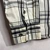 Camisa manga larga marca Harley Davidson, color blanco y negro a cuadros, Talla XL 1999 2