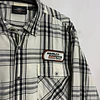 Camisa manga larga marca Harley Davidson, color blanco y negro a cuadros, Talla XL 1999 3