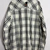 Camisa manga larga marca Harley Davidson, color blanco y negro a cuadros, Talla XL 1999 7