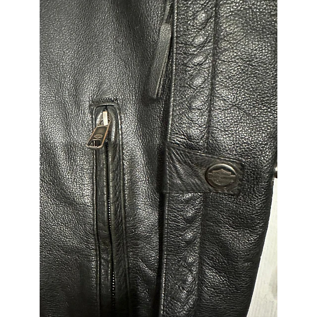 Chaqueta cuero marca Harley Davidson, modelo Legendary, talla M, 2000 10