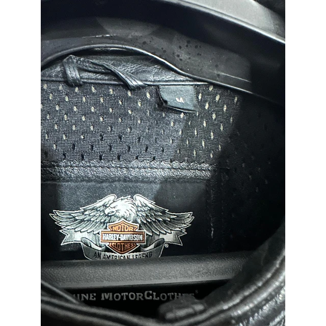Chaqueta cuero marca Harley Davidson, modelo Legendary, talla M, 2000 3