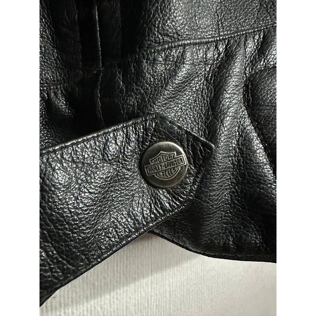 Chaqueta cuero marca Harley Davidson, modelo Legendary, talla M, 2000 15