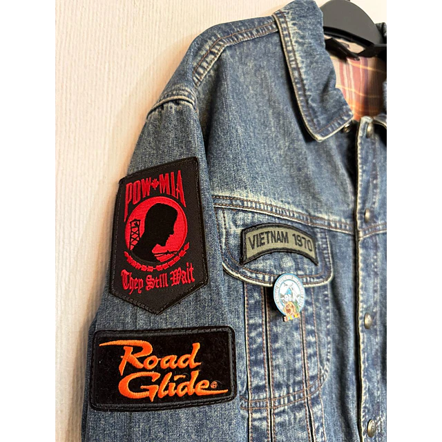Chaqueta Denin Jeans hombre Harley Davidson, Talla M 2001 4