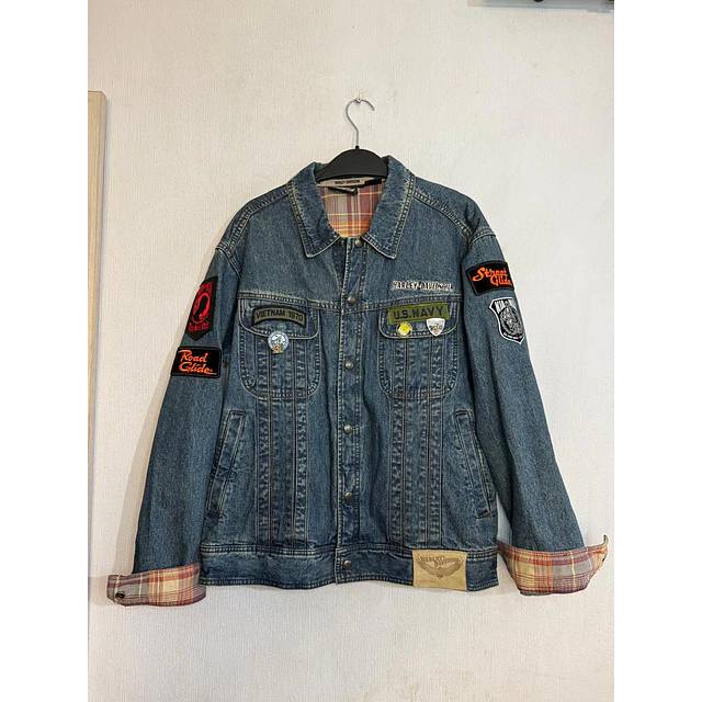 Chaqueta Denin Jeans hombre Harley Davidson, Talla M 2001 8